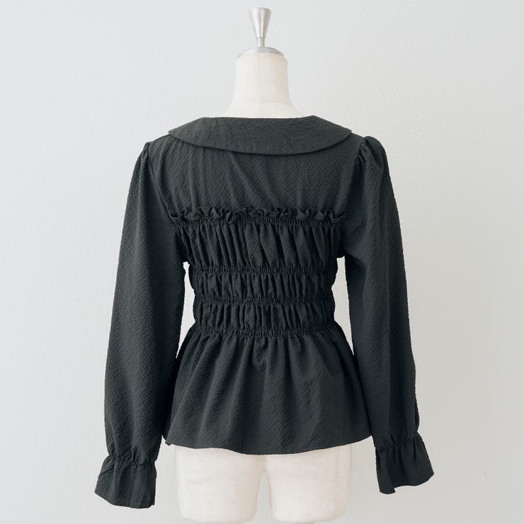 シャーリング衿付ブラウス | RMAF　NICE CLAUP / OLIVE des OLIVE | 詳細画像6 