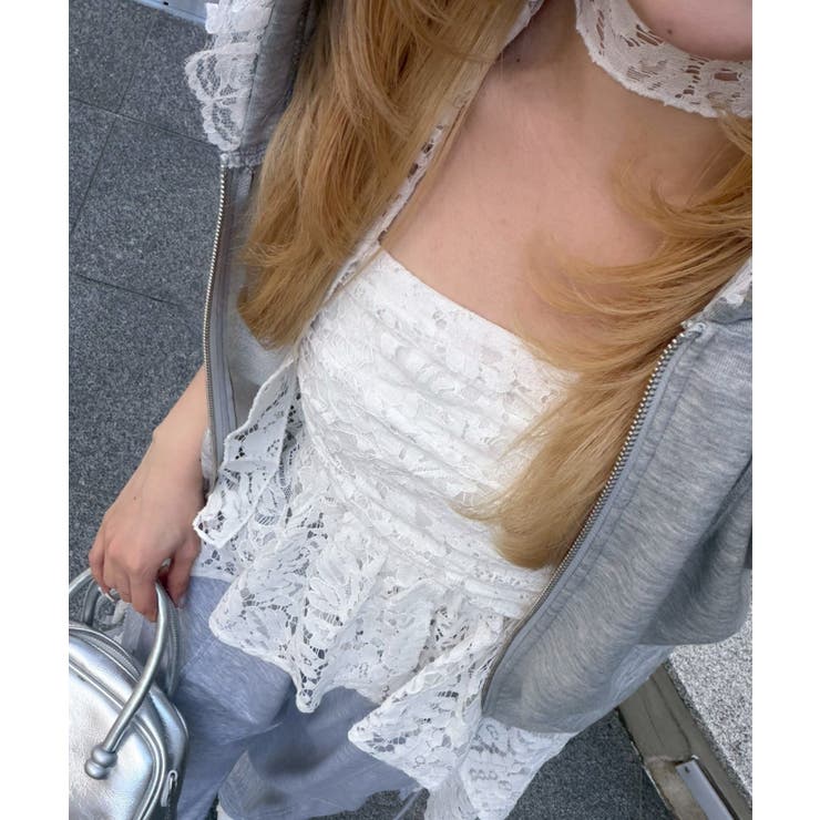 【丈の長さを選べる】イレヘムキャミチュニック | NICE CLAUP / OLIVE des OLIVE　OUTLET | 詳細画像2 