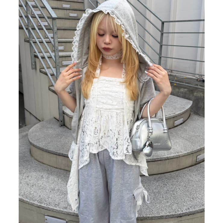 【丈の長さを選べる】イレヘムキャミチュニック | NICE CLAUP / OLIVE des OLIVE　OUTLET | 詳細画像3 