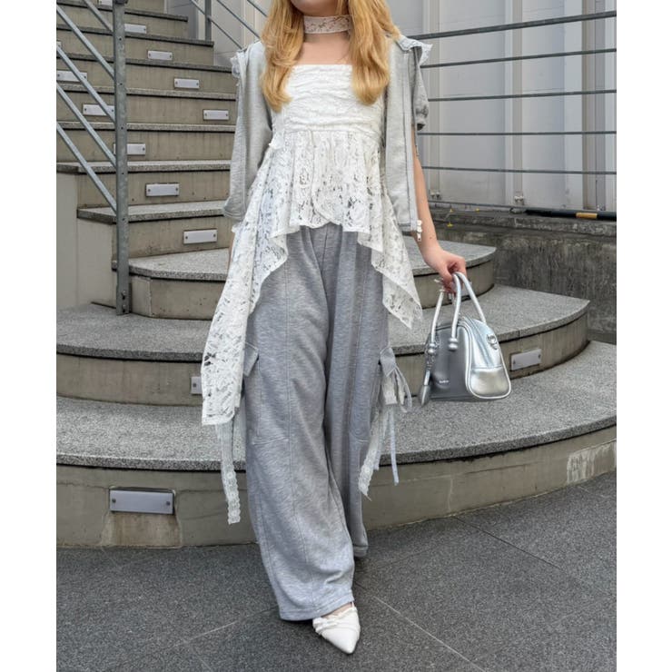 【丈の長さを選べる】イレヘムキャミチュニック | NICE CLAUP / OLIVE des OLIVE　OUTLET | 詳細画像5 