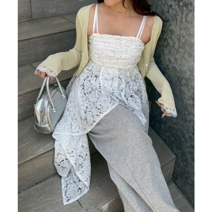 【丈の長さを選べる】イレヘムキャミチュニック | NICE CLAUP / OLIVE des OLIVE　OUTLET | 詳細画像8 