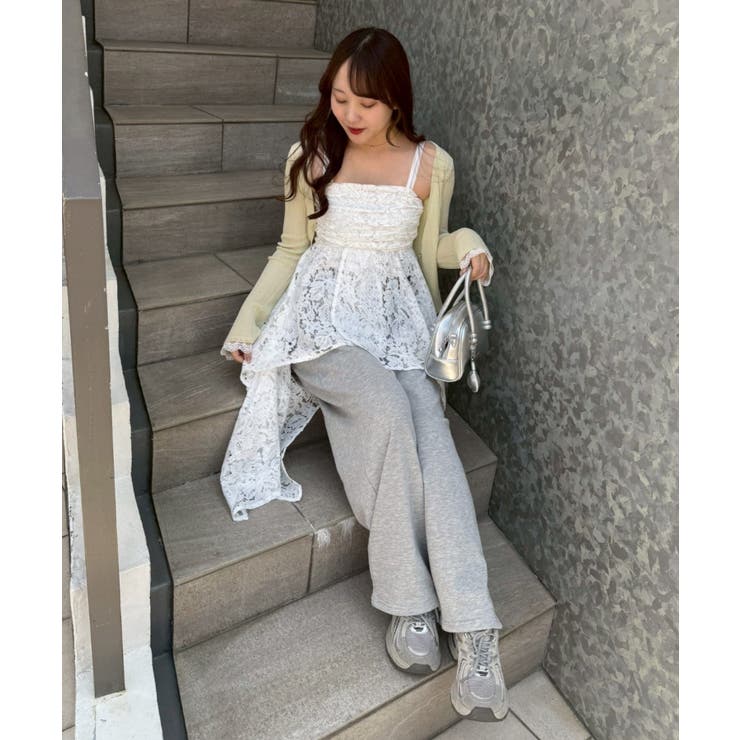 【丈の長さを選べる】イレヘムキャミチュニック | NICE CLAUP / OLIVE des OLIVE　OUTLET | 詳細画像9 