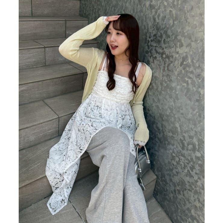 【丈の長さを選べる】イレヘムキャミチュニック | NICE CLAUP / OLIVE des OLIVE　OUTLET | 詳細画像10 