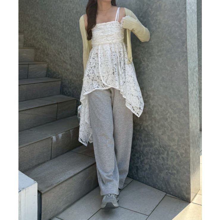 【丈の長さを選べる】イレヘムキャミチュニック | NICE CLAUP / OLIVE des OLIVE　OUTLET | 詳細画像11 