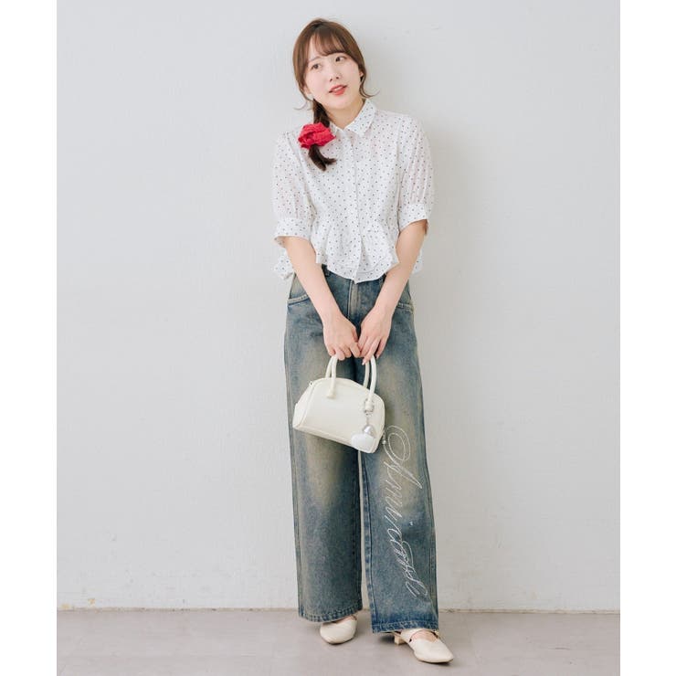 【選べる丈違い♪】フリルヘムブラウス | NICE CLAUP / OLIVE des OLIVE　OUTLET | 詳細画像10 