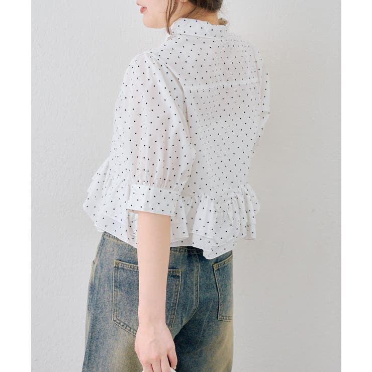 【選べる丈違い♪】フリルヘムブラウス | NICE CLAUP / OLIVE des OLIVE　OUTLET | 詳細画像13 