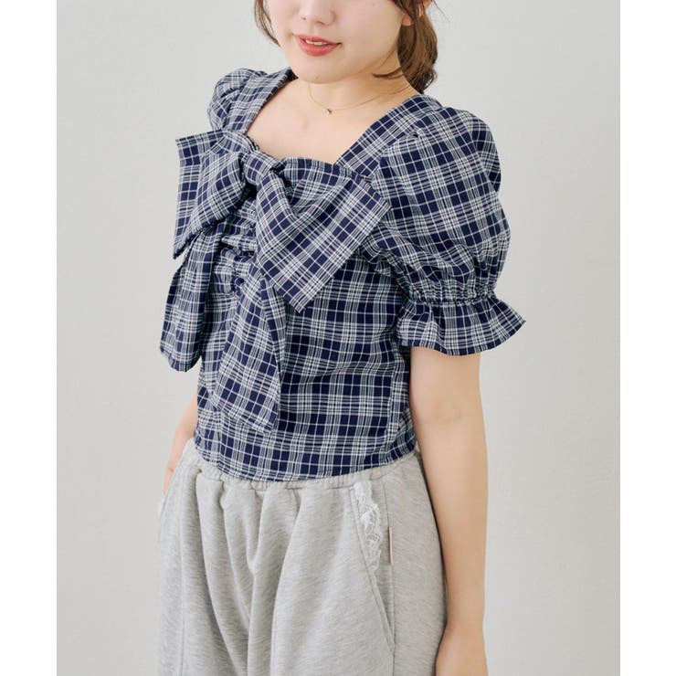 ビッグリボンブラウス | NICE CLAUP / OLIVE des OLIVE　OUTLET | 詳細画像9 