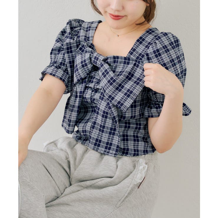 ビッグリボンブラウス | NICE CLAUP / OLIVE des OLIVE　OUTLET | 詳細画像10 