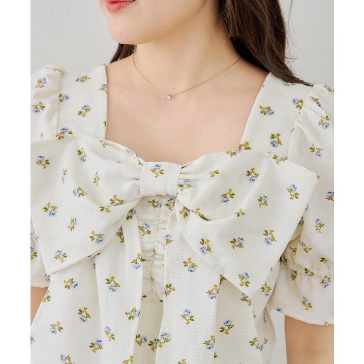 ビッグリボンブラウス | NICE CLAUP / OLIVE des OLIVE　OUTLET | 詳細画像14 
