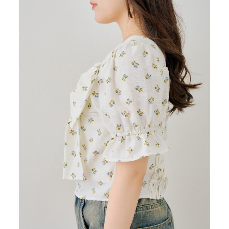 ビッグリボンブラウス | NICE CLAUP / OLIVE des OLIVE　OUTLET | 詳細画像19 