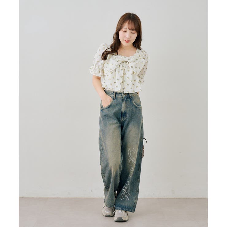 ビッグリボンブラウス | NICE CLAUP / OLIVE des OLIVE　OUTLET | 詳細画像26 