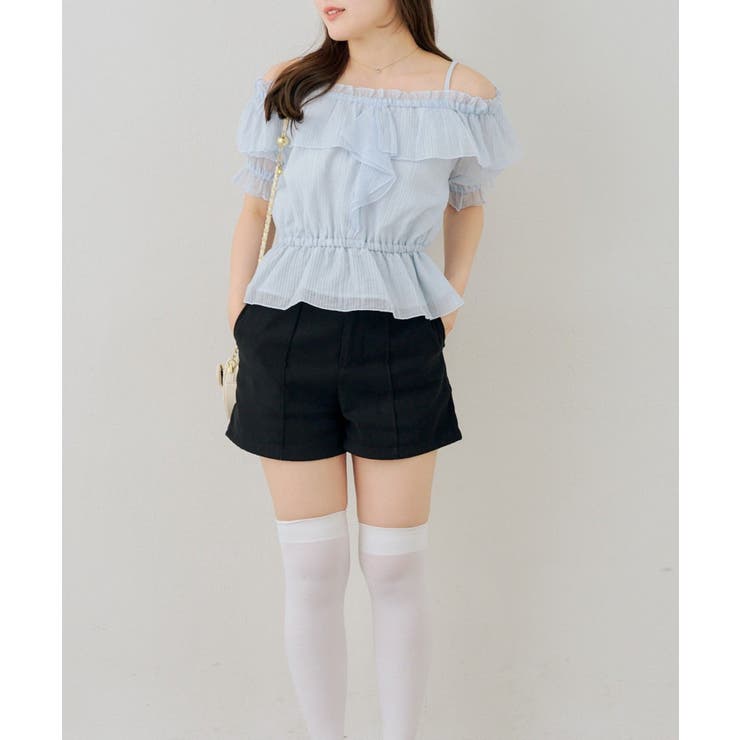 ビッグ衿オフショルブラウス | NICE CLAUP / OLIVE des OLIVE　OUTLET | 詳細画像4 