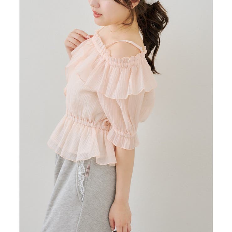 ビッグ衿オフショルブラウス | NICE CLAUP / OLIVE des OLIVE　OUTLET | 詳細画像8 