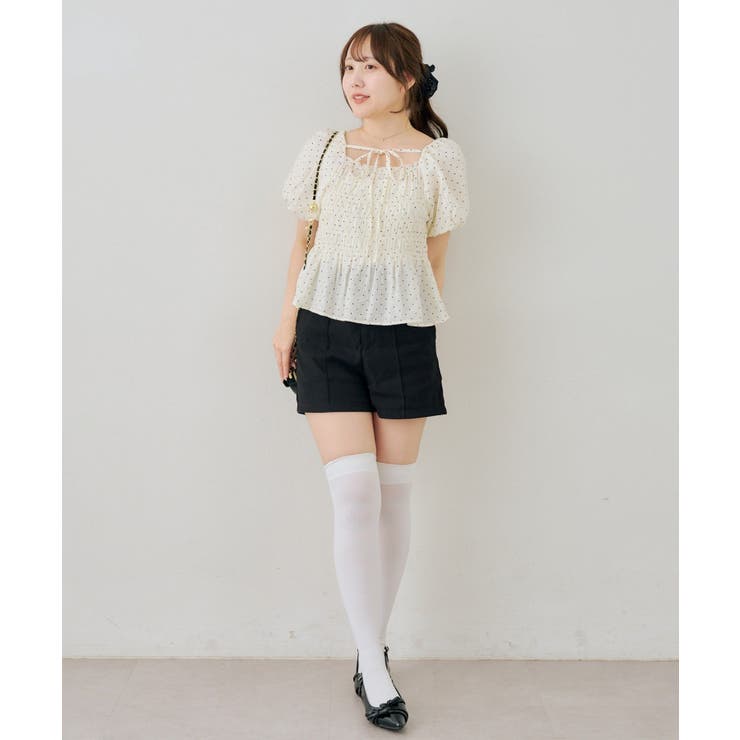 2WAYシャーリングパフ袖ブラウス | NICE CLAUP / OLIVE des OLIVE　OUTLET | 詳細画像13 