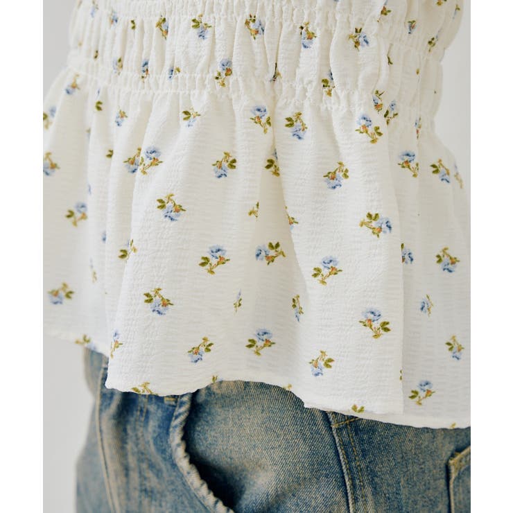2WAYシャーリングパフ袖ブラウス | NICE CLAUP / OLIVE des OLIVE　OUTLET | 詳細画像21 