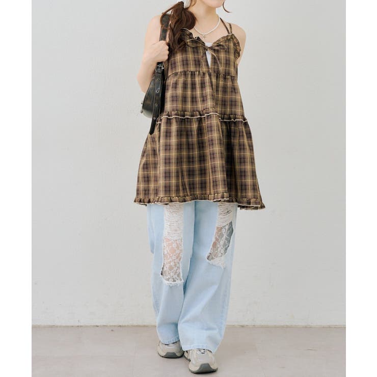フリルティアードキャミ | NICE CLAUP / OLIVE des OLIVE　OUTLET | 詳細画像15 