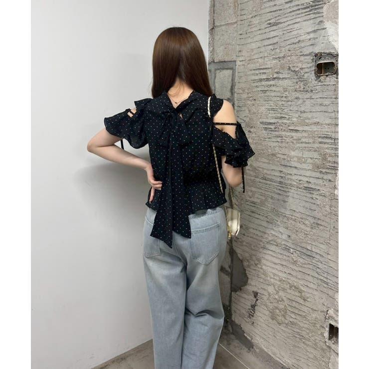肩見せフリルブラウス | NICE CLAUP / OLIVE des OLIVE　OUTLET | 詳細画像16 