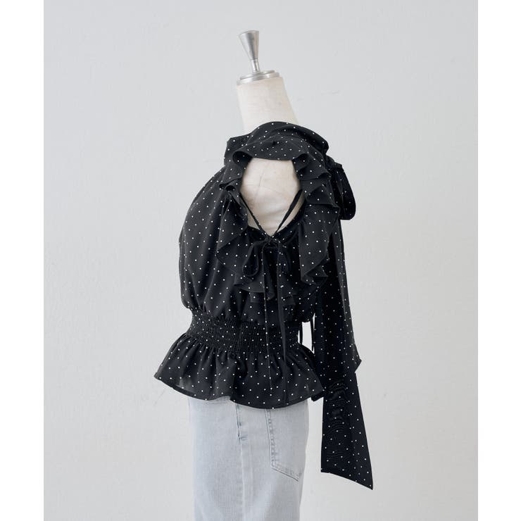 肩見せフリルブラウス | NICE CLAUP / OLIVE des OLIVE　OUTLET | 詳細画像22 