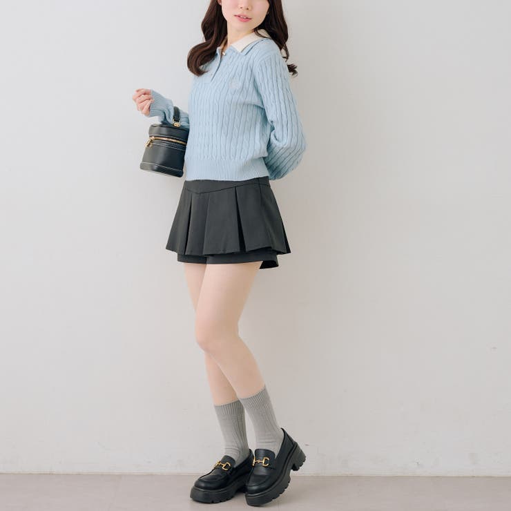 2枚衿ケーブルニットポロ | RMAF　NICE CLAUP / OLIVE des OLIVE | 詳細画像27 