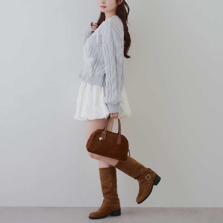 オーガンリボンモールニット | RMAF　NICE CLAUP / OLIVE des OLIVE | 詳細画像7 