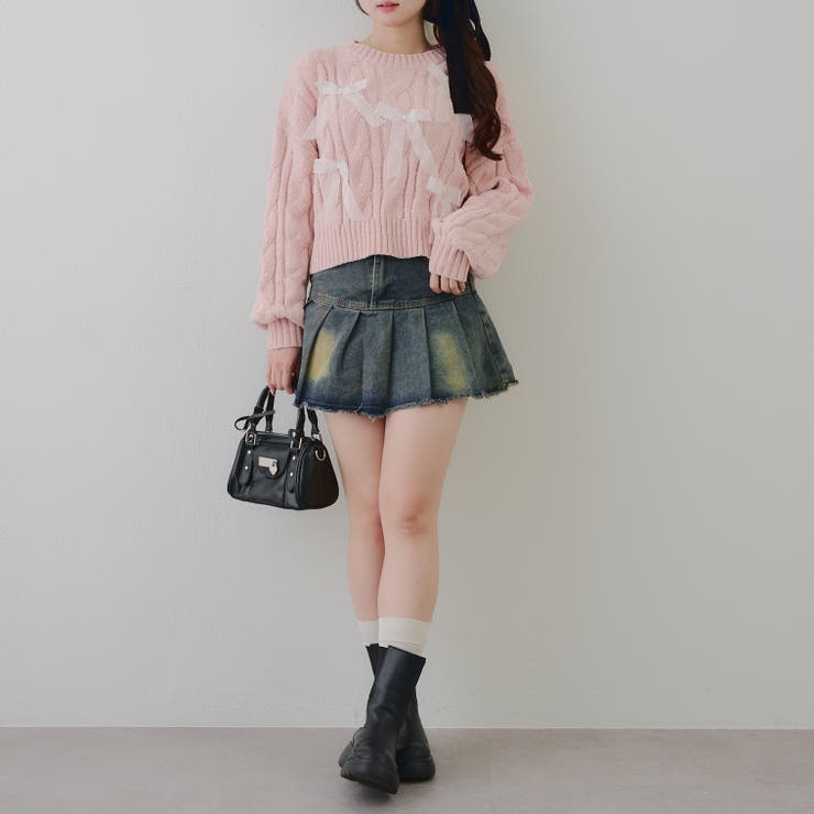 オーガンリボンモールニット | RMAF　NICE CLAUP / OLIVE des OLIVE | 詳細画像19 