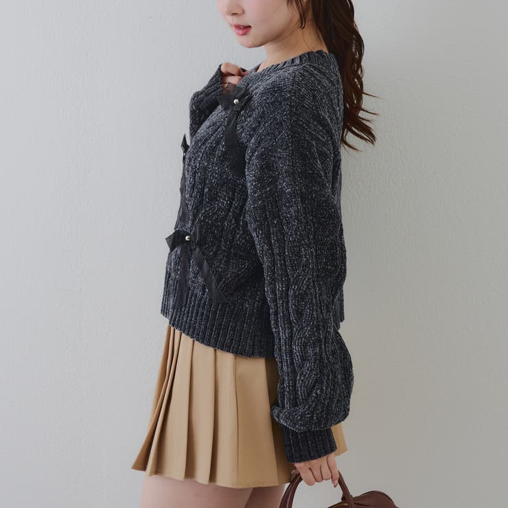 オーガンリボンモールニット | RMAF　NICE CLAUP / OLIVE des OLIVE | 詳細画像24 