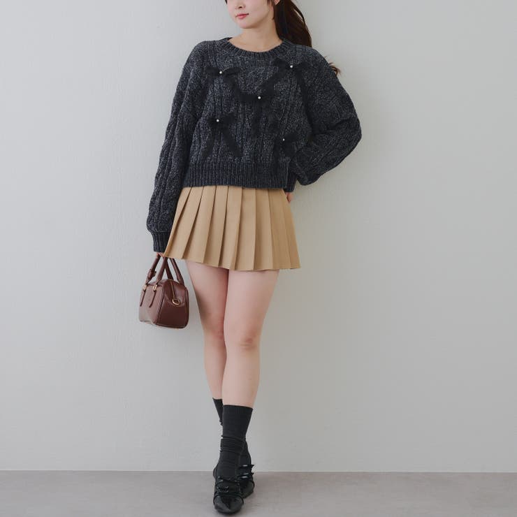 オーガンリボンモールニット | RMAF　NICE CLAUP / OLIVE des OLIVE | 詳細画像27 