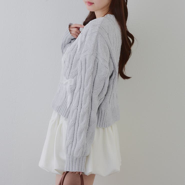 オーガンリボンモールニット | RMAF　NICE CLAUP / OLIVE des OLIVE | 詳細画像4 