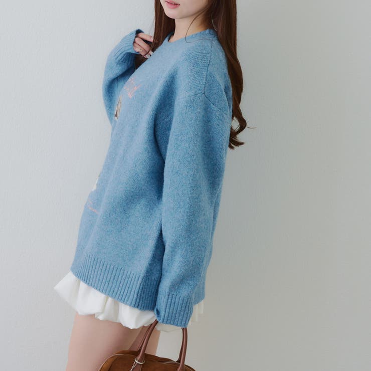 Dogニットプルオーバー | RMAF　NICE CLAUP / OLIVE des OLIVE | 詳細画像10 