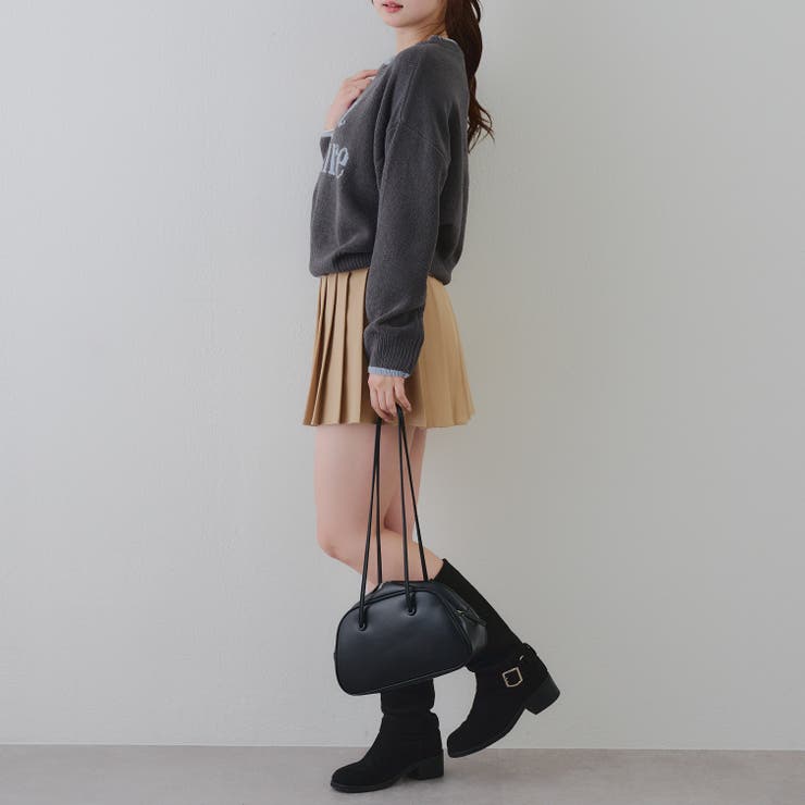 配色ロゴモールニット | RMAF　NICE CLAUP / OLIVE des OLIVE | 詳細画像21 