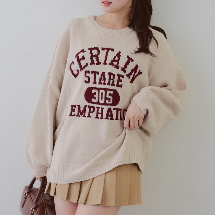 【8色展開】ロゴモールニット | RMAF　NICE CLAUP / OLIVE des OLIVE | 詳細画像9 