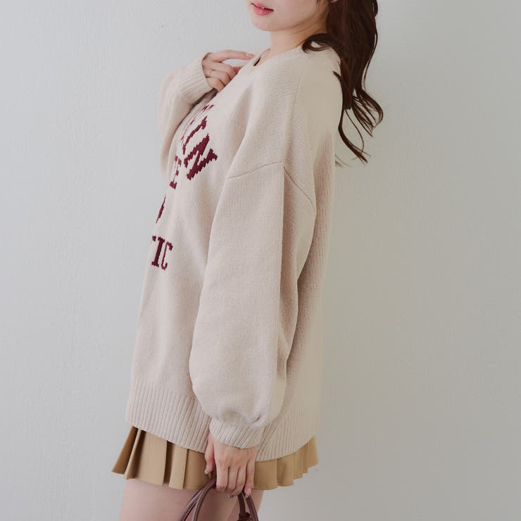 【8色展開】ロゴモールニット | RMAF　NICE CLAUP / OLIVE des OLIVE | 詳細画像11 