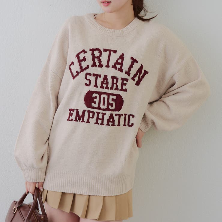 【8色展開】ロゴモールニット | RMAF　NICE CLAUP / OLIVE des OLIVE | 詳細画像12 