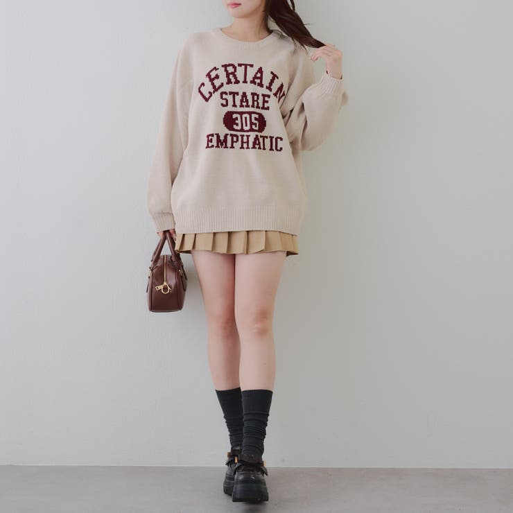 【8色展開】ロゴモールニット | RMAF　NICE CLAUP / OLIVE des OLIVE | 詳細画像13 