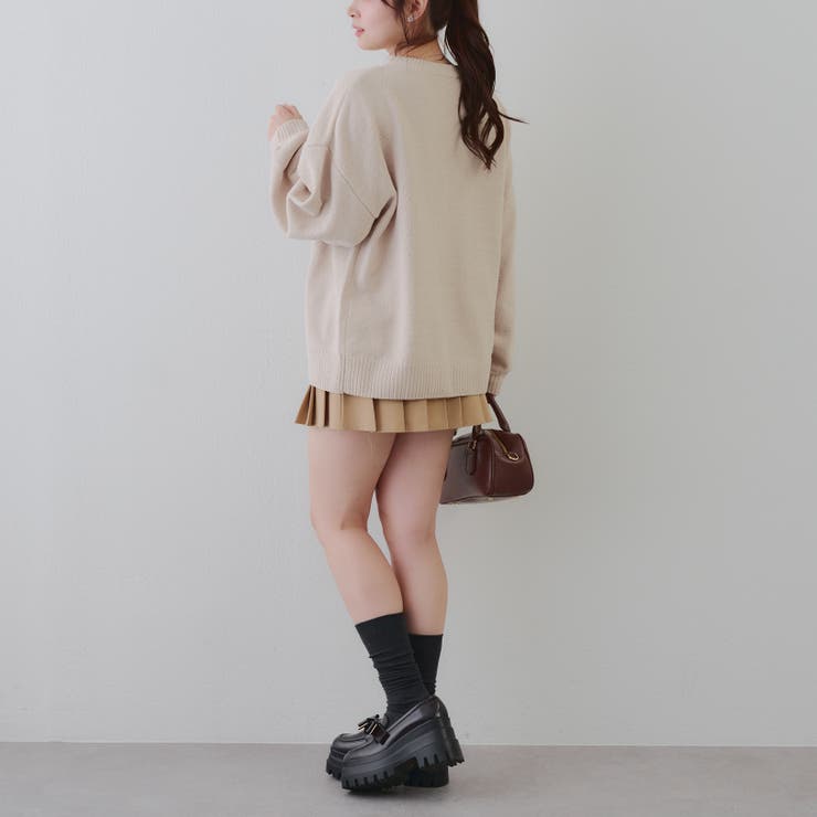 【8色展開】ロゴモールニット | RMAF　NICE CLAUP / OLIVE des OLIVE | 詳細画像16 