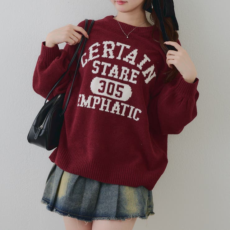 【8色展開】ロゴモールニット | RMAF　NICE CLAUP / OLIVE des OLIVE | 詳細画像17 