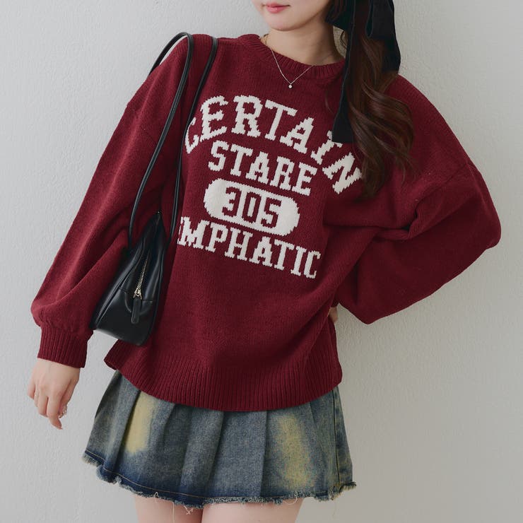 【8色展開】ロゴモールニット | RMAF　NICE CLAUP / OLIVE des OLIVE | 詳細画像18 