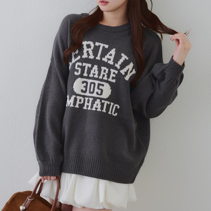 【8色展開】ロゴモールニット | RMAF　NICE CLAUP / OLIVE des OLIVE | 詳細画像25 