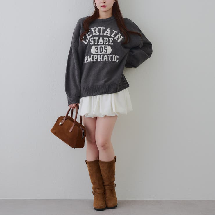 【8色展開】ロゴモールニット | RMAF　NICE CLAUP / OLIVE des OLIVE | 詳細画像31 