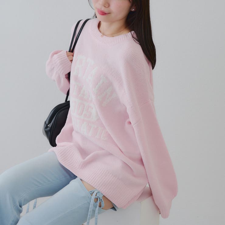 【8色展開】ロゴモールニット | RMAF　NICE CLAUP / OLIVE des OLIVE | 詳細画像33 