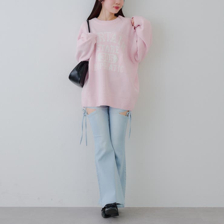 【8色展開】ロゴモールニット | RMAF　NICE CLAUP / OLIVE des OLIVE | 詳細画像38 