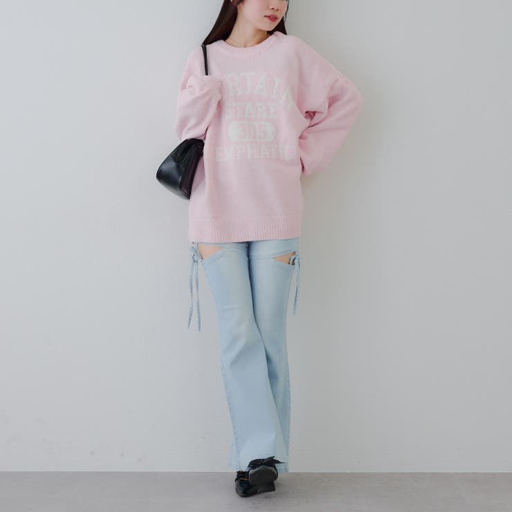 【8色展開】ロゴモールニット | RMAF　NICE CLAUP / OLIVE des OLIVE | 詳細画像39 