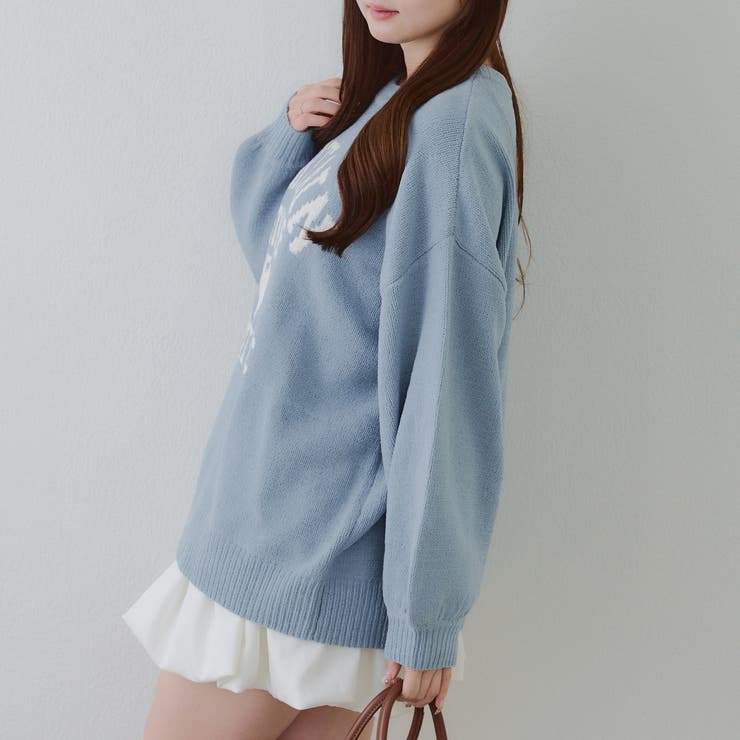 【8色展開】ロゴモールニット | RMAF　NICE CLAUP / OLIVE des OLIVE | 詳細画像44 