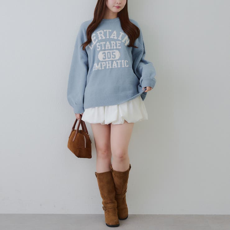 【8色展開】ロゴモールニット | RMAF　NICE CLAUP / OLIVE des OLIVE | 詳細画像46 