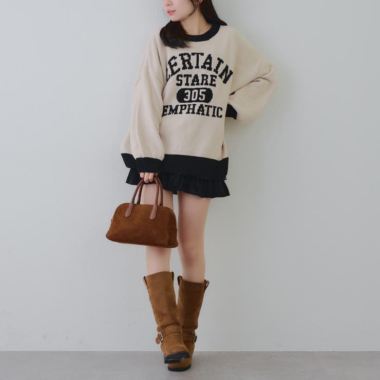 【8色展開】ロゴモールニット | RMAF　NICE CLAUP / OLIVE des OLIVE | 詳細画像53 