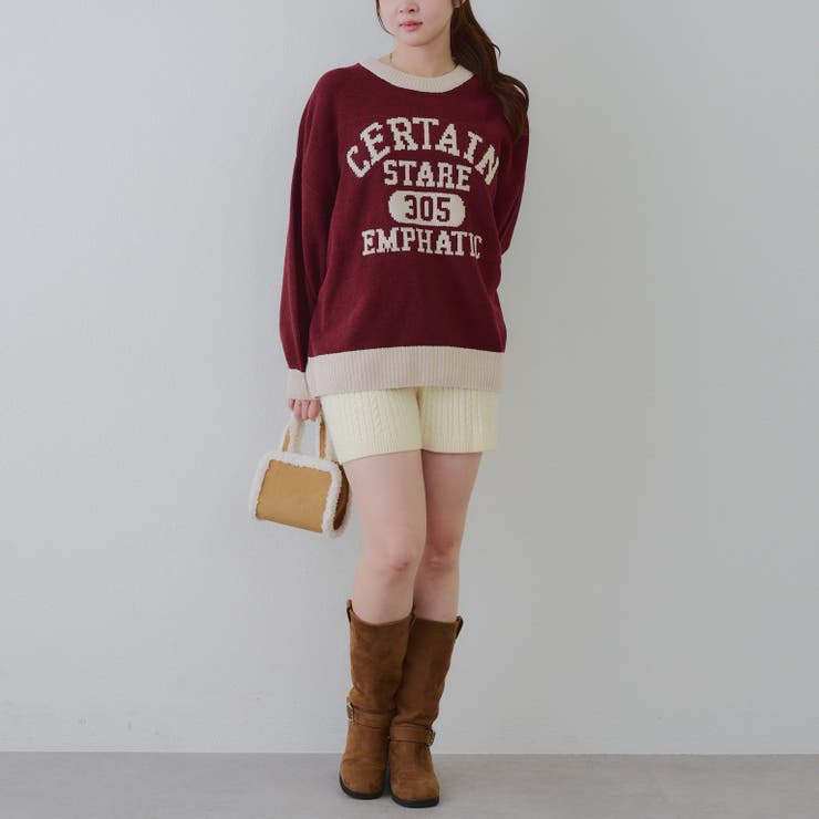 【8色展開】ロゴモールニット | RMAF　NICE CLAUP / OLIVE des OLIVE | 詳細画像61 