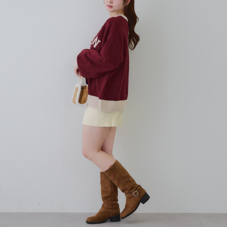 【8色展開】ロゴモールニット | RMAF　NICE CLAUP / OLIVE des OLIVE | 詳細画像62 