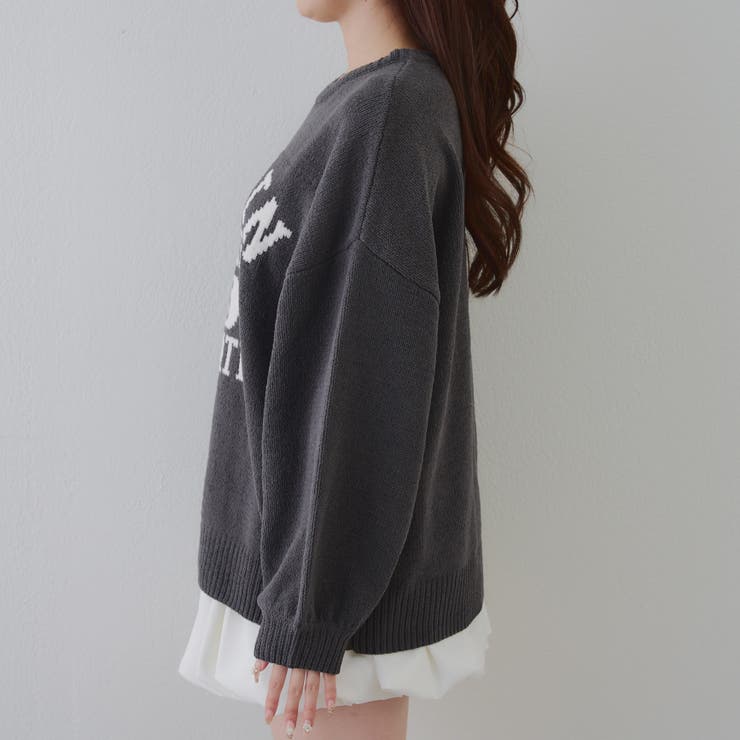 【8色展開】ロゴモールニット | RMAF　NICE CLAUP / OLIVE des OLIVE | 詳細画像64 