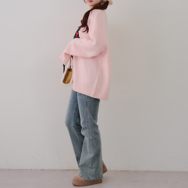 I LOVE BEAR ニットプルオーバー | RMAF　NICE CLAUP / OLIVE des OLIVE | 詳細画像8 