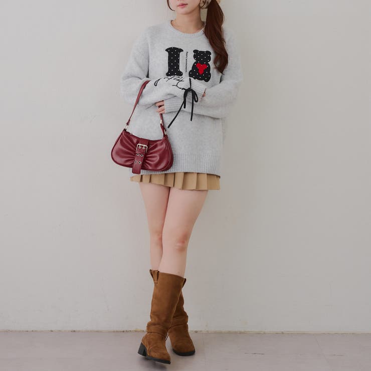 I LOVE BEAR ニットプルオーバー | RMAF　NICE CLAUP / OLIVE des OLIVE | 詳細画像17 